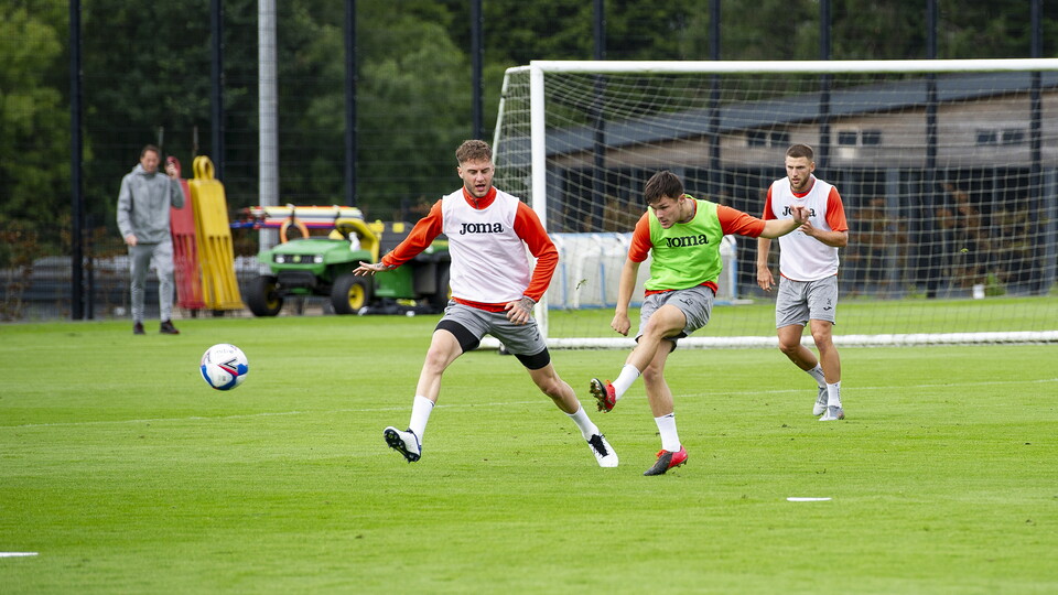 Swansea City training