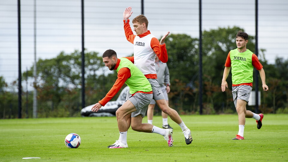 Swansea City training