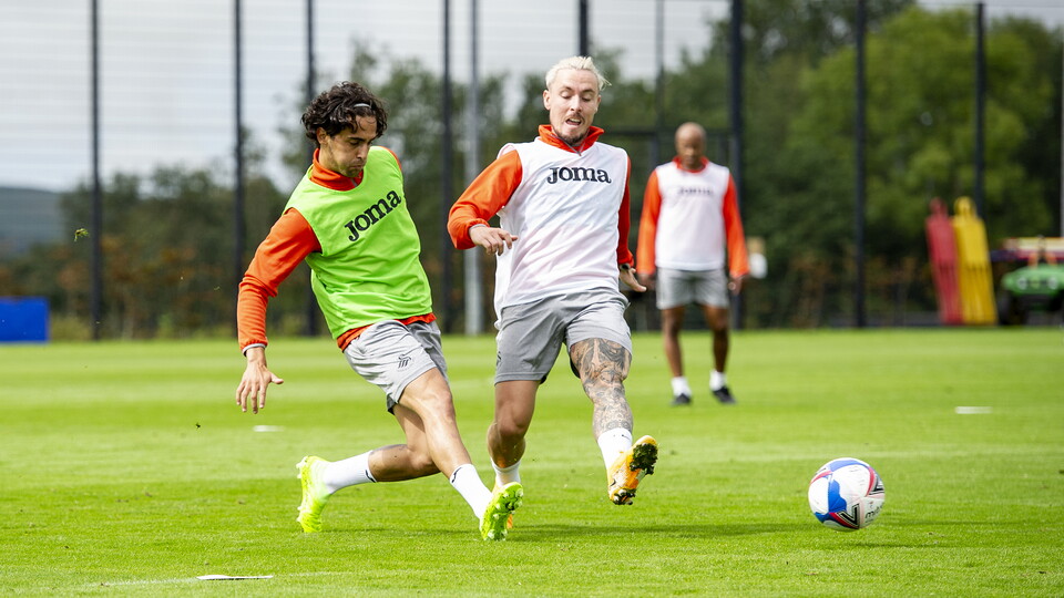 Swansea City training