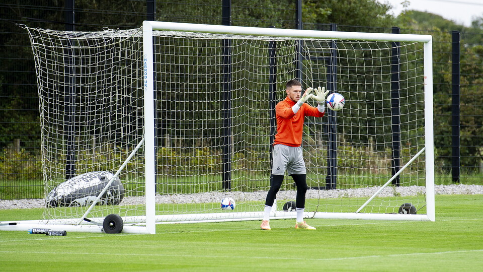 Swansea City training