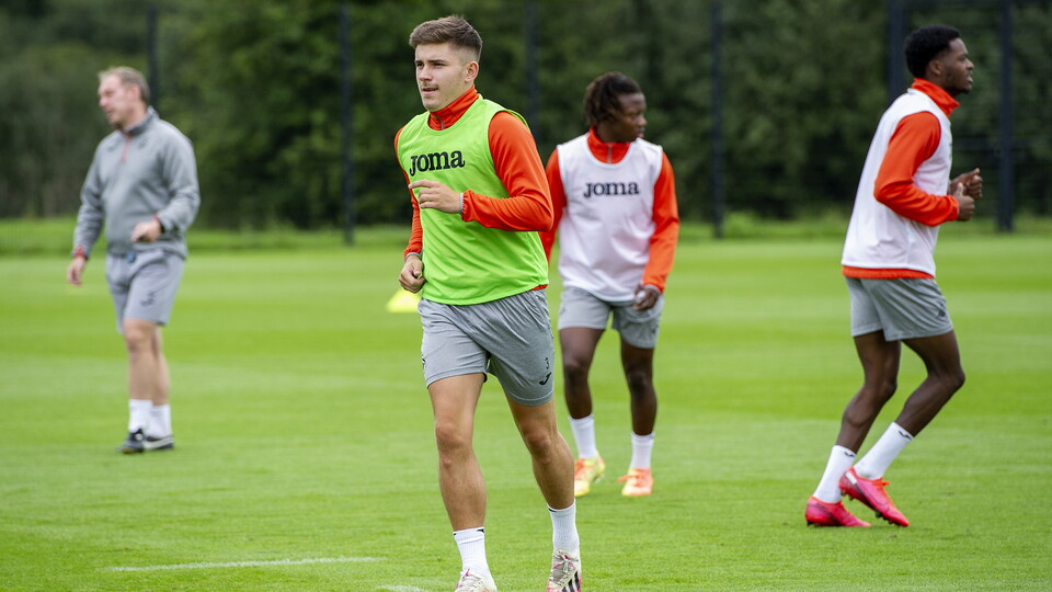 Swansea City training