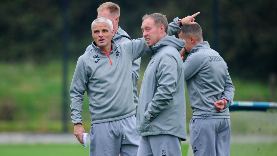Swansea City training