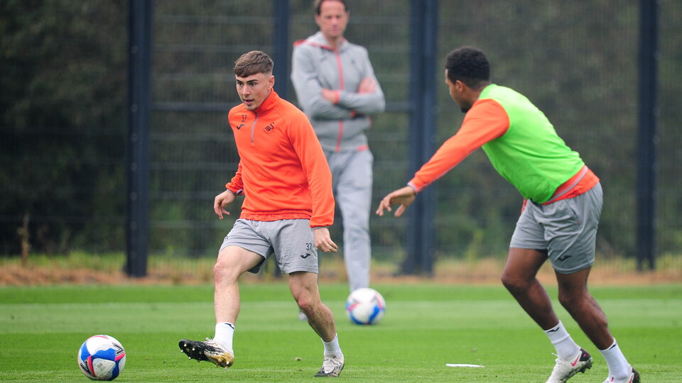 Swansea City training