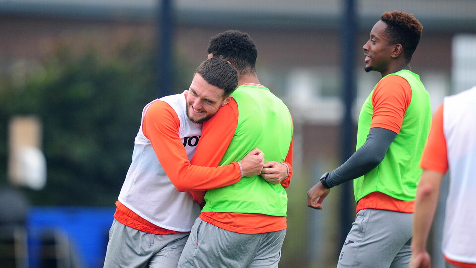 Swansea City training
