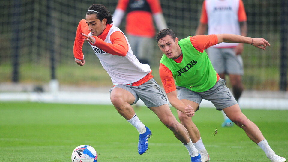 Swansea City training