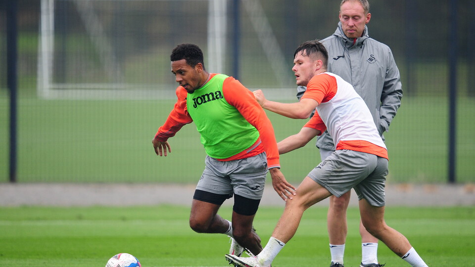Swansea City training