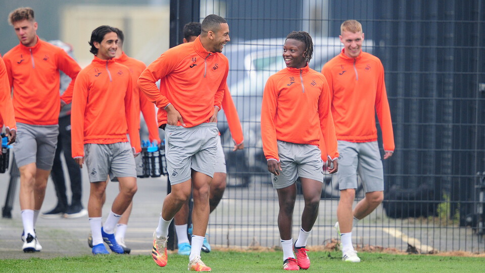 Swansea City training