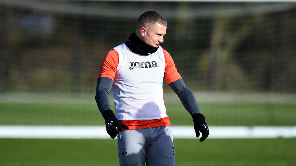 Swansea City training