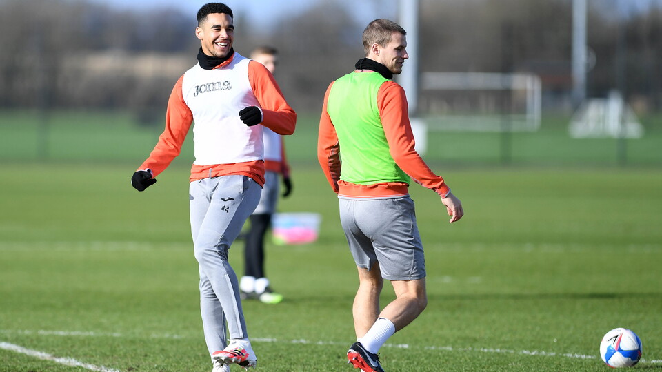 Swansea City training
