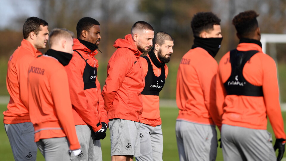 Swansea City training