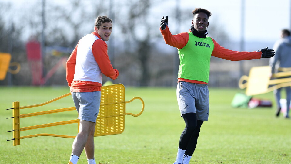 Swansea City training