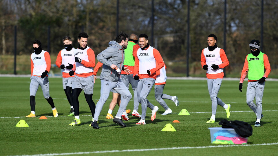 Swansea City training