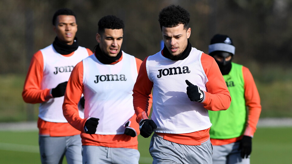 Swansea City training