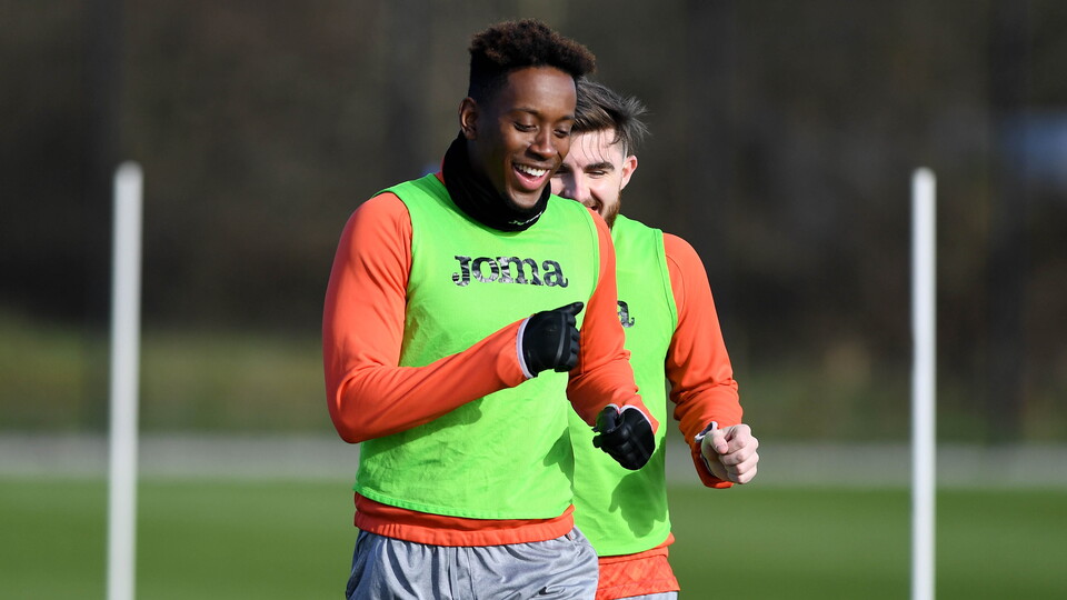 Swansea City training