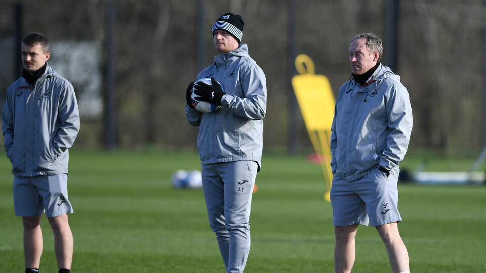 Swansea City training