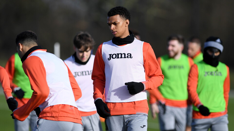 Swansea City training