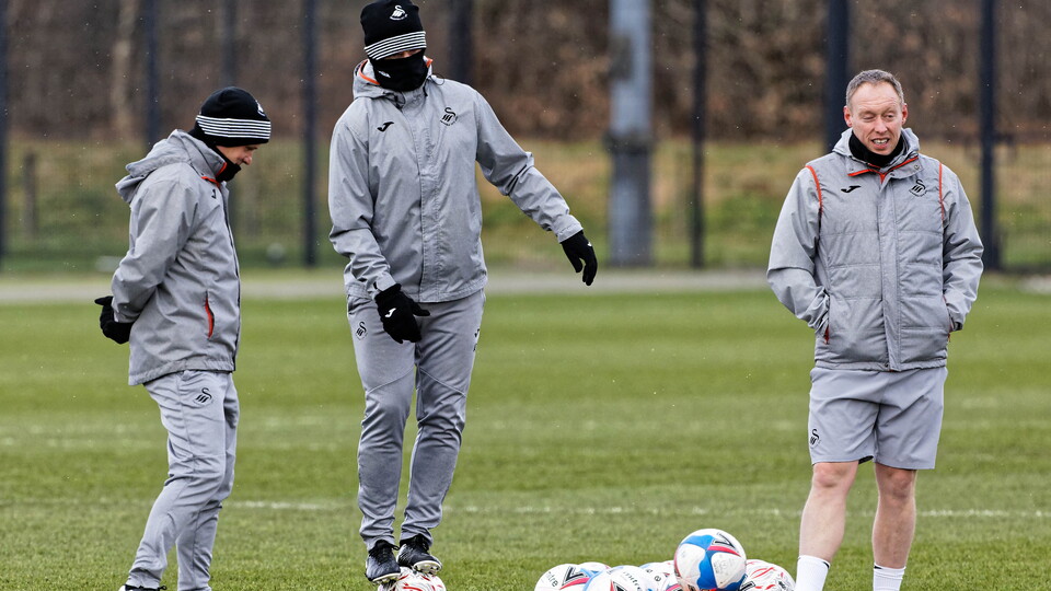 Swansea City training
