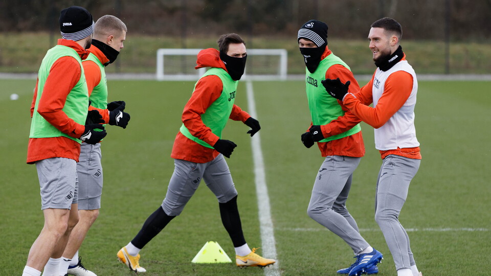 Swansea City training