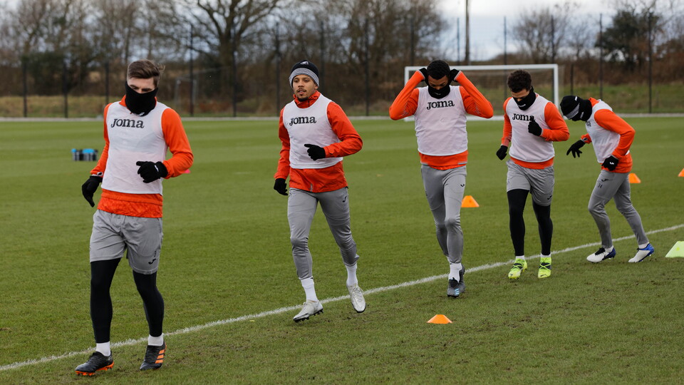 Swansea City training