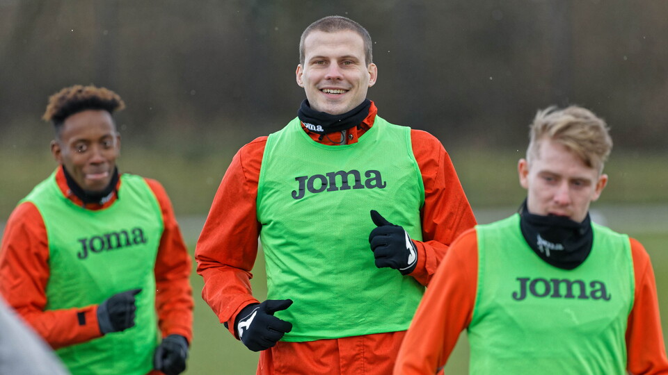 Swansea City training
