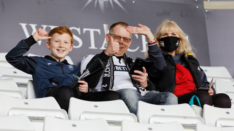 Swansea City supporters