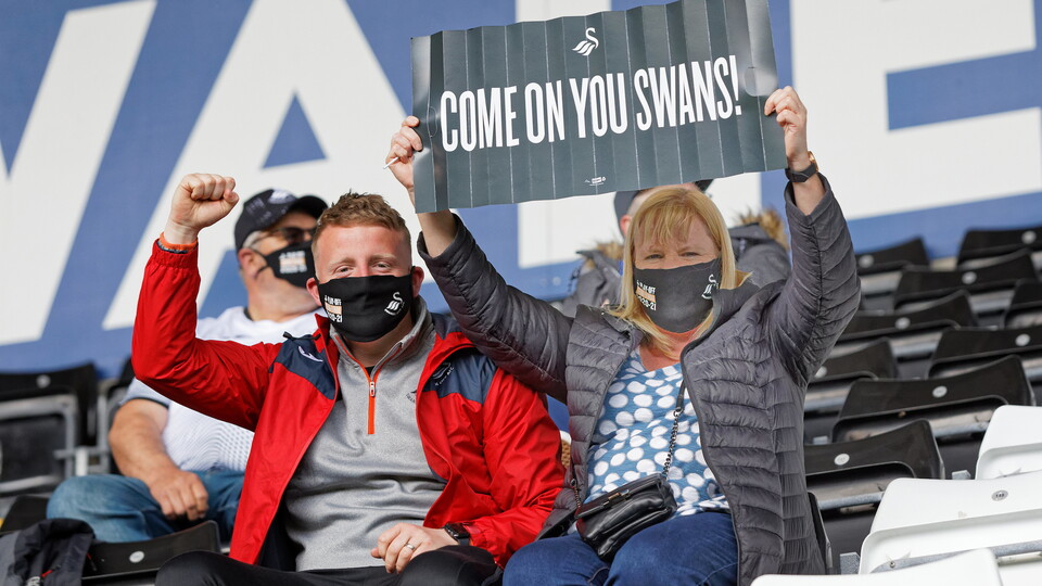 Swansea City supporters