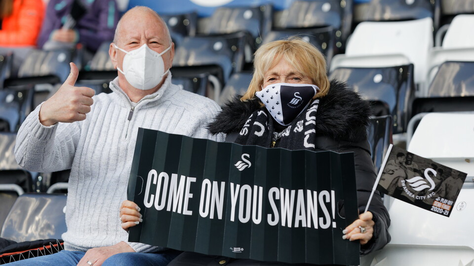 Swansea City supporters