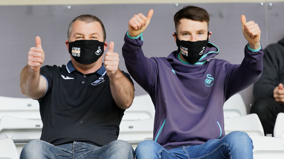 Swansea City supporters