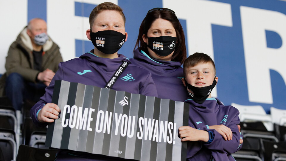 Swansea City supporters