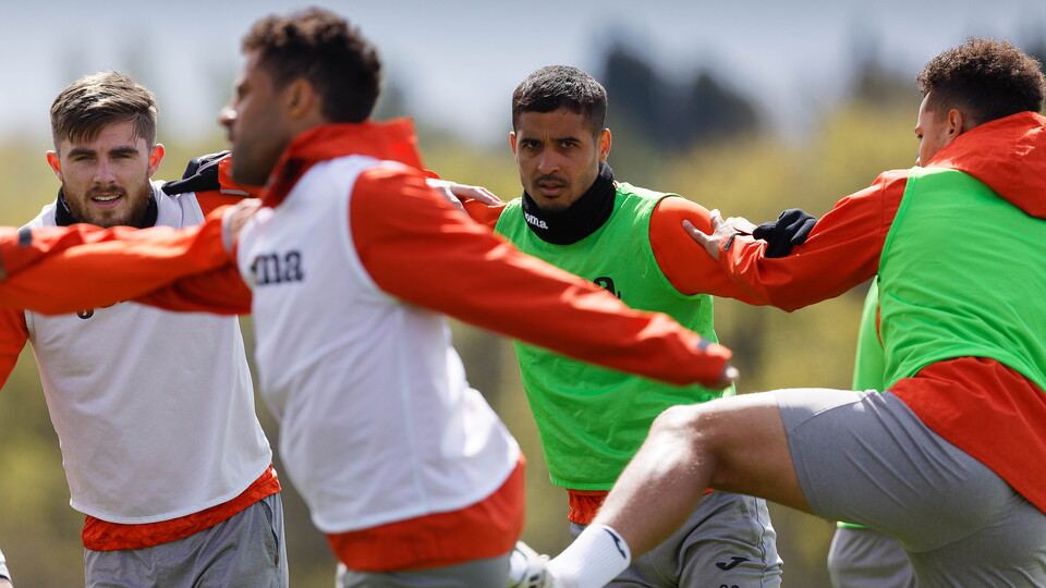 Swansea City training