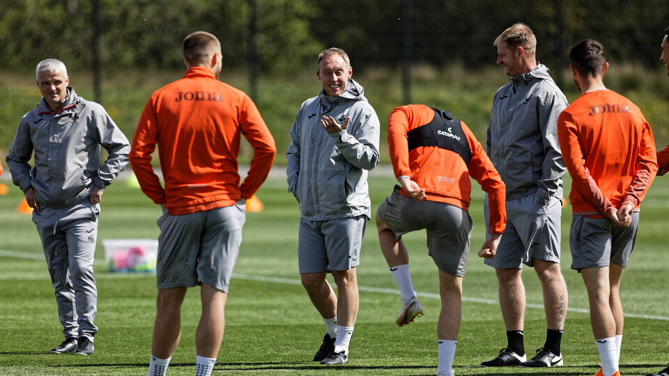 Swansea City training