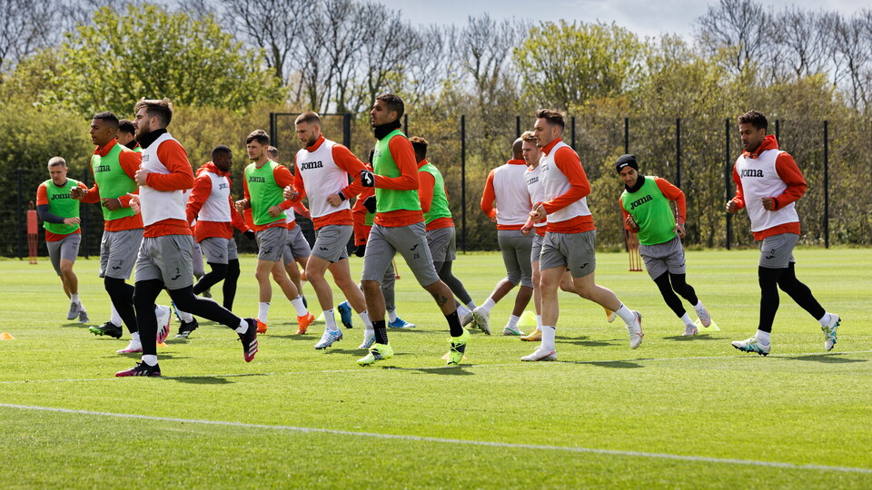 Swansea City training