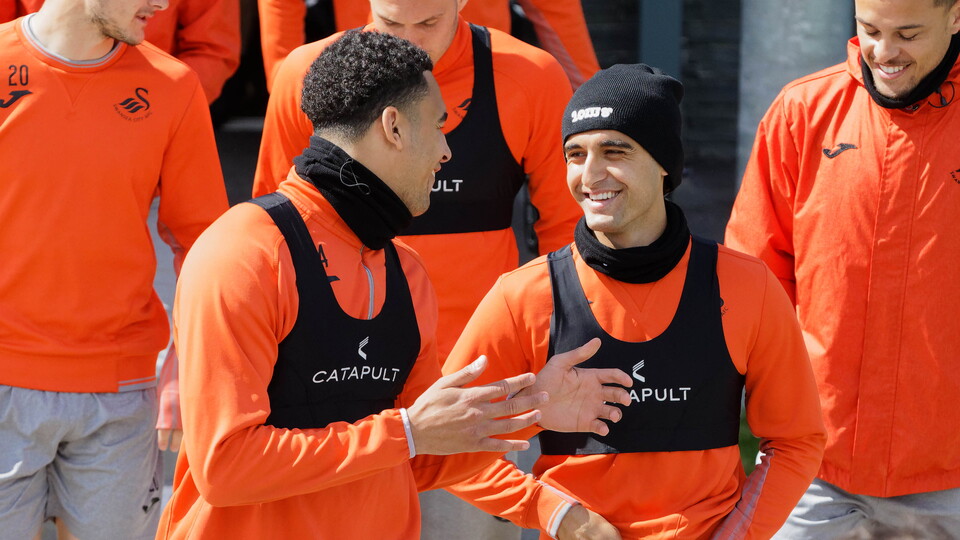 Swansea City training