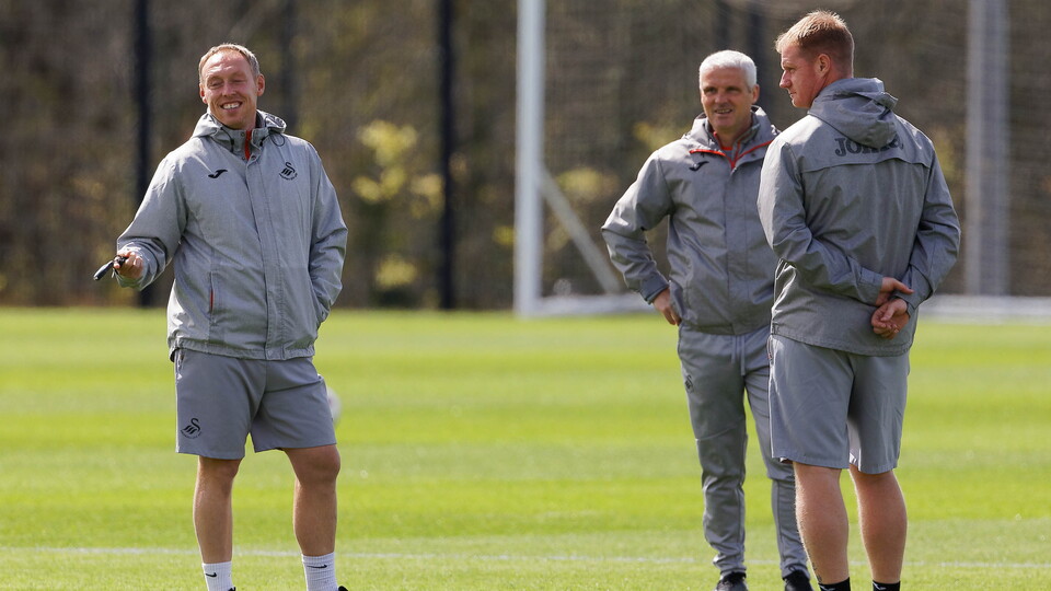 Swansea City training