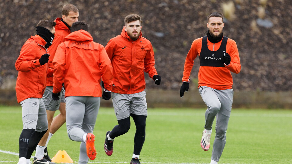 Swansea City training