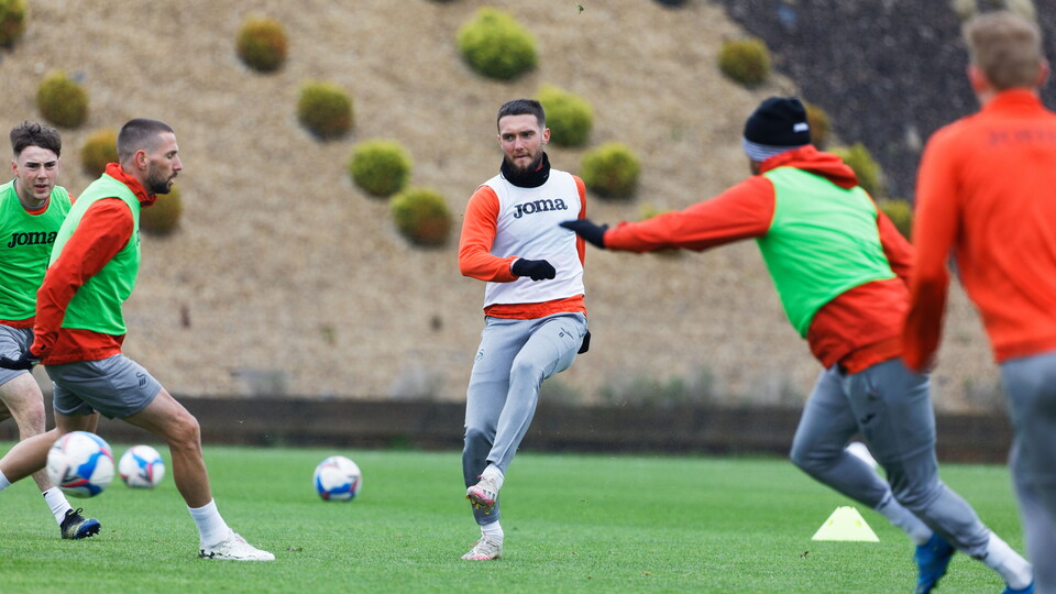 Swansea City training