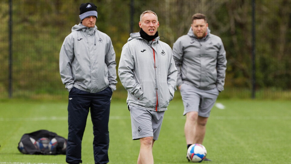 Swansea City training