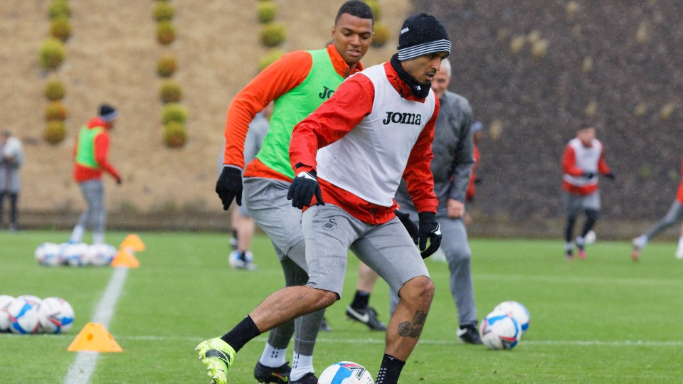 Swansea City training