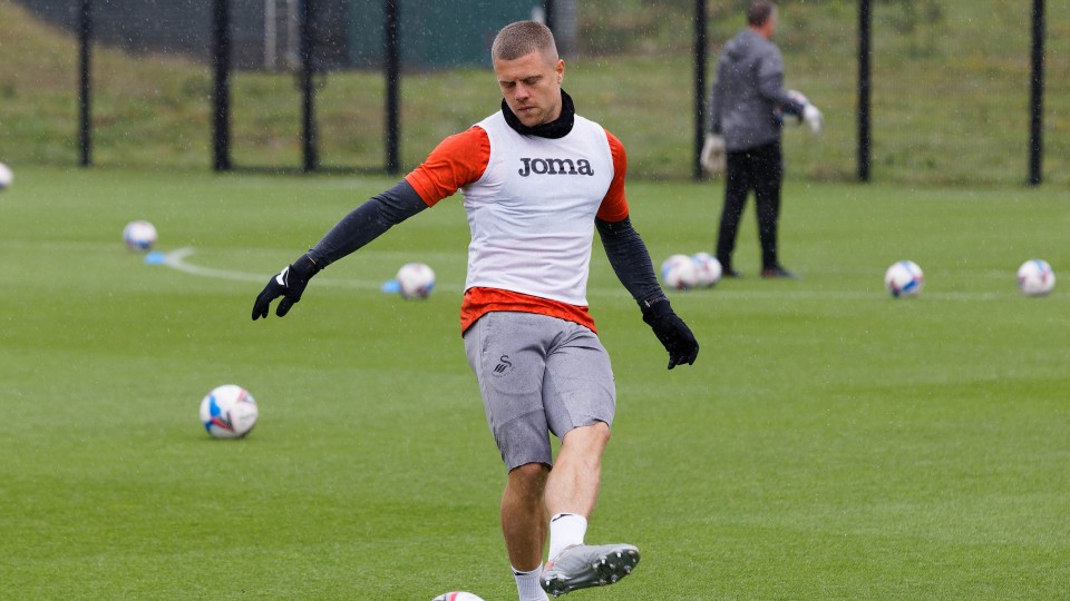 Swansea City training