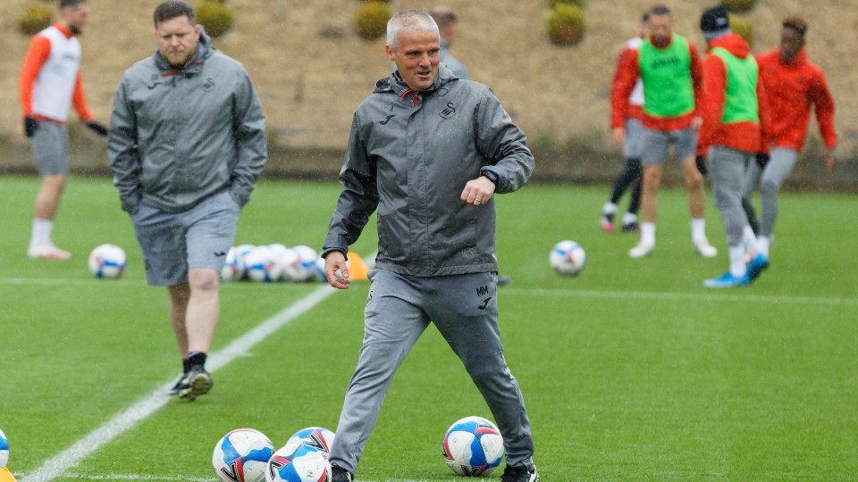 Swansea City training