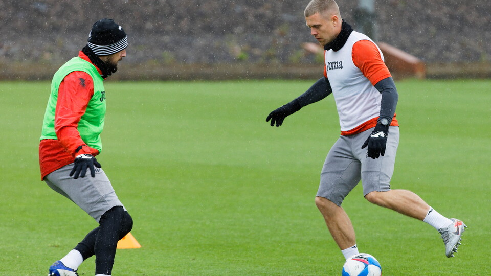 Swansea City training