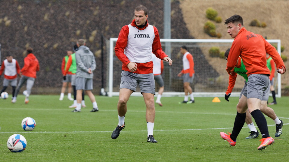 Swansea City training