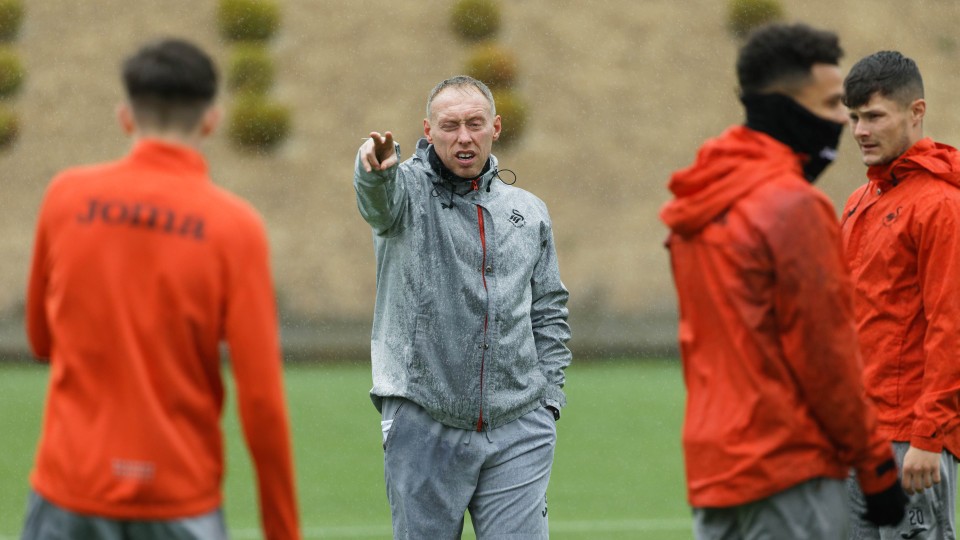 Swansea City training