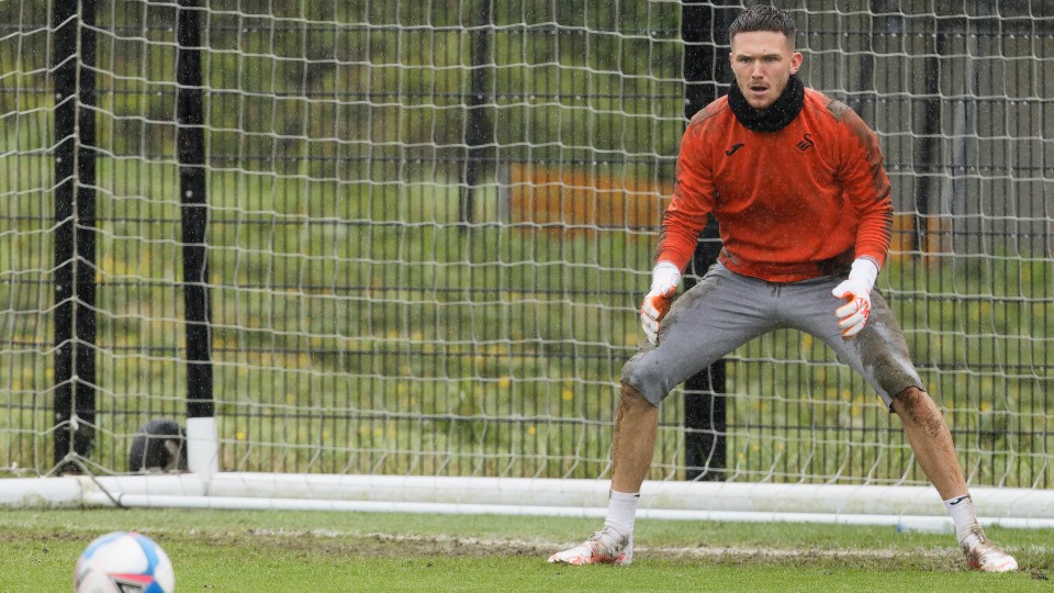 Swansea City training