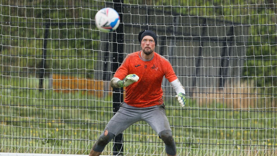 Swansea City training