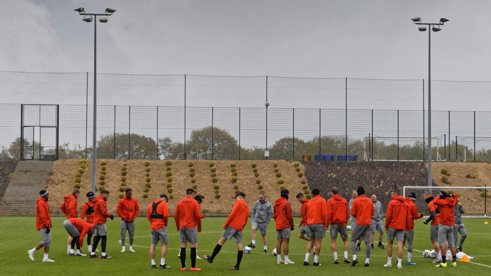 Swansea City training
