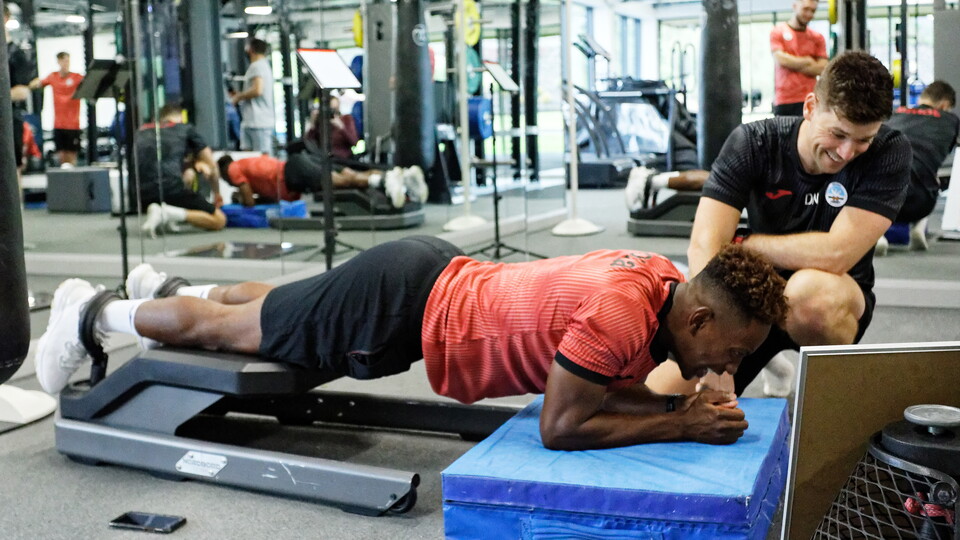 Swansea City pre-season training 2021