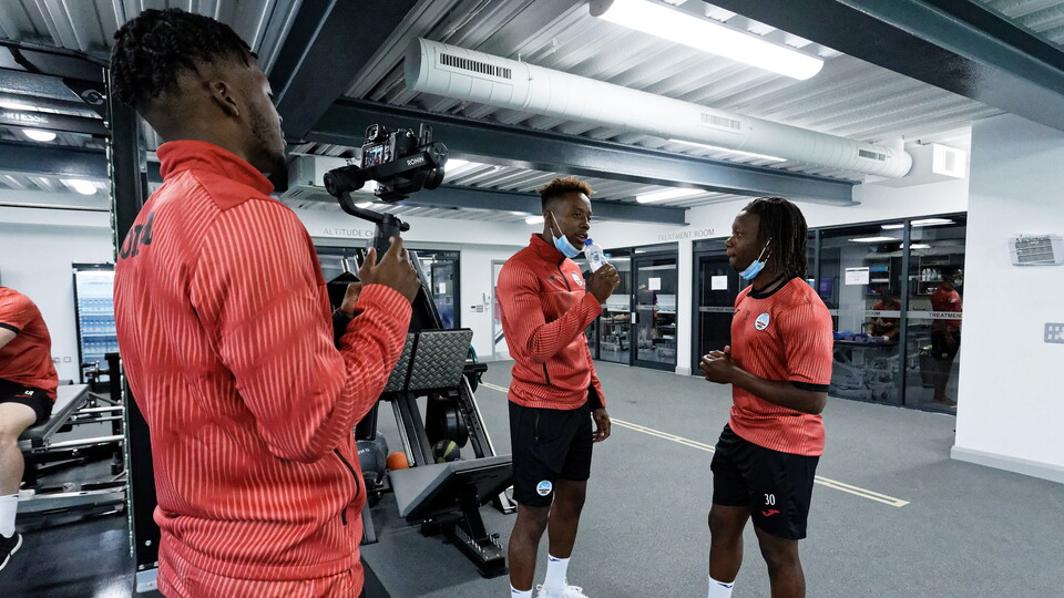 Swansea City pre-season training 2021