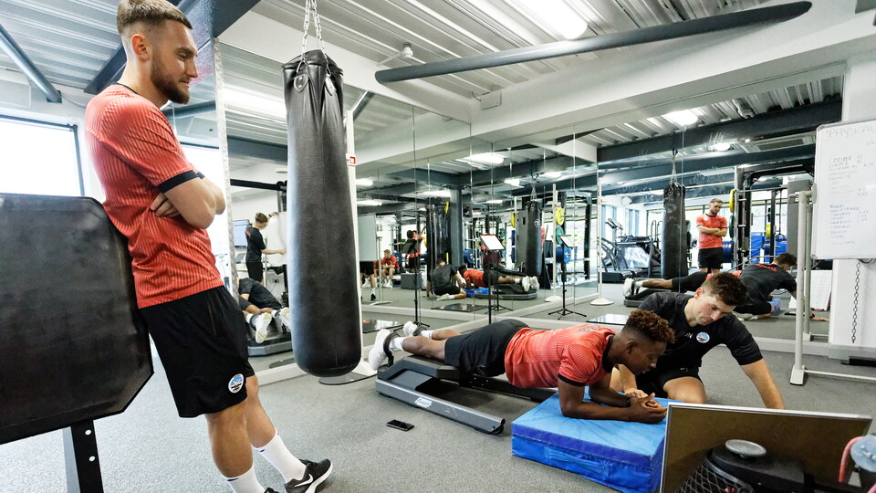 Swansea City pre-season training 2021