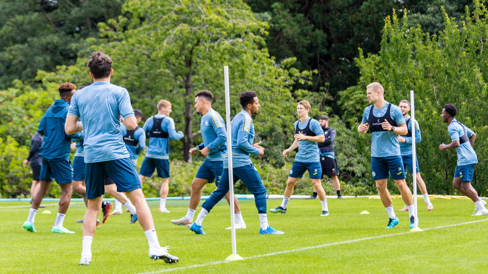 Swansea City training